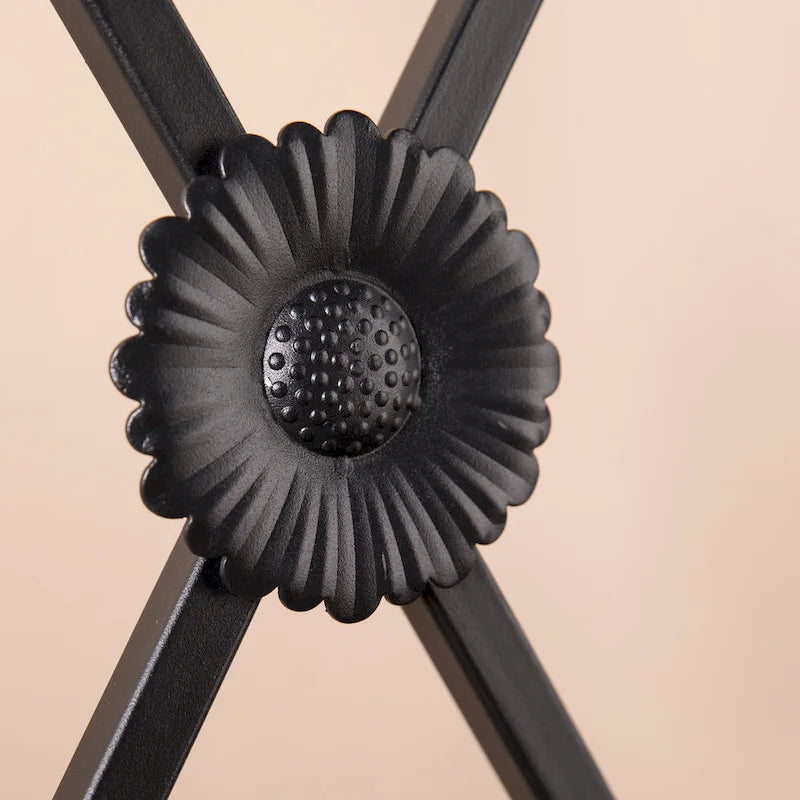 Banc porte-manteau en métal noir