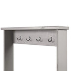 Portemanteau d'entrée en bois - Gris