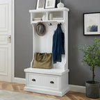 Crosley Shoreline Hall Tree - 31.5 W x 15.75 D x 64.25 H