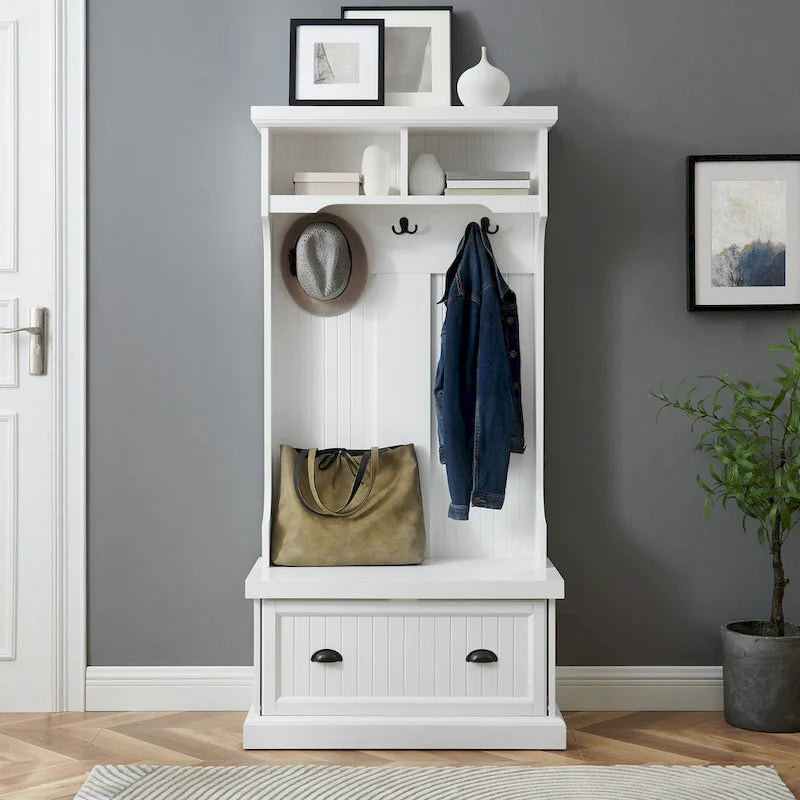 Meuble d'entrée - 80 L x 40 P x 163 H cm