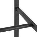 Porte-Manteau Robuste à 4 Niveaux avec 3 Tiges de Suspension et 6 Étagères