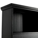 Banc d'entrée 5 en 1 avec portes persiennes, porte-manteau, coussin et 4 crochets robustes, meuble d'entrée de 120 cm de large avec banc de rangement