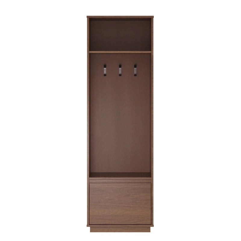 Vestiaire style Mid-Century avec 1 tiroir