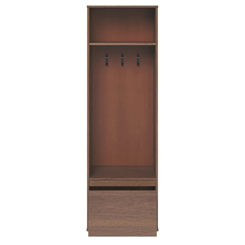 Vestiaire style Mid-Century avec 1 tiroir