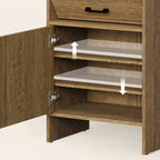 Meuble d'entrée 44,5 de large avec banc et rangement à chaussures