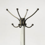 Porte-manteau sur pied en bois carré