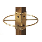 Porte-manteau sur pied en bois carré