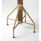 Porte-manteau sur pied en bois carré