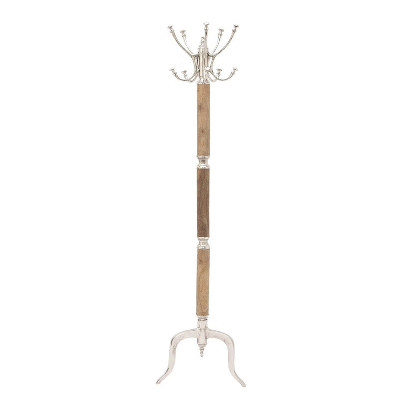 Porte-manteau en métal aluminium - Argent ou or