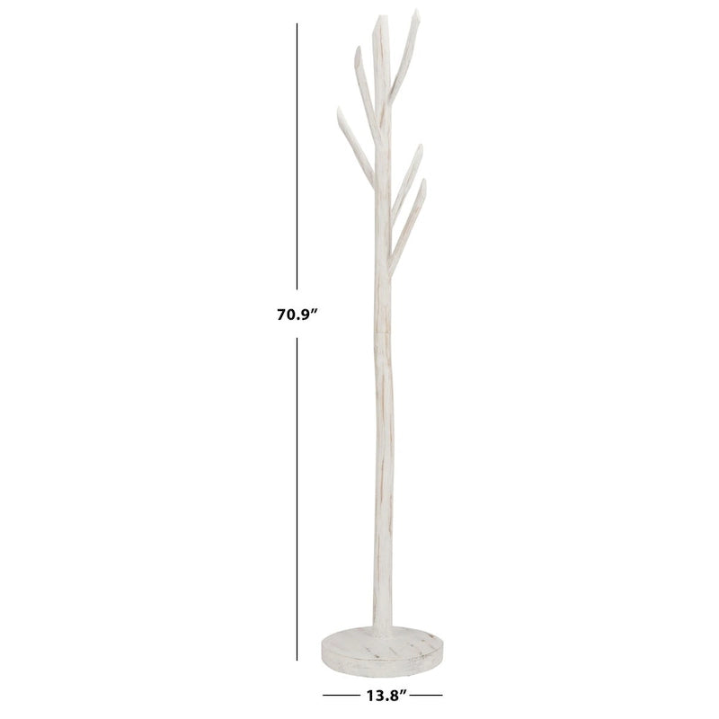 Porte-manteau et chapeau en forme de branche d'arbre de 71 pouces