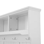 Meuble d'entrée 4-en-1 avec banc de rangement